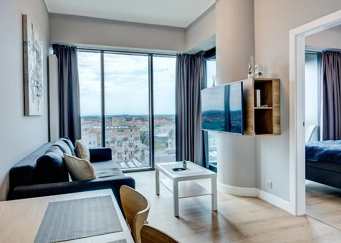 Hanza Tower Swimming Pool & High Floor With Balcony! *