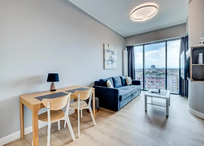 Hanza Tower Swimming Pool & High Floor With Balcony! Щецин